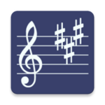 key signature quiz android application logo